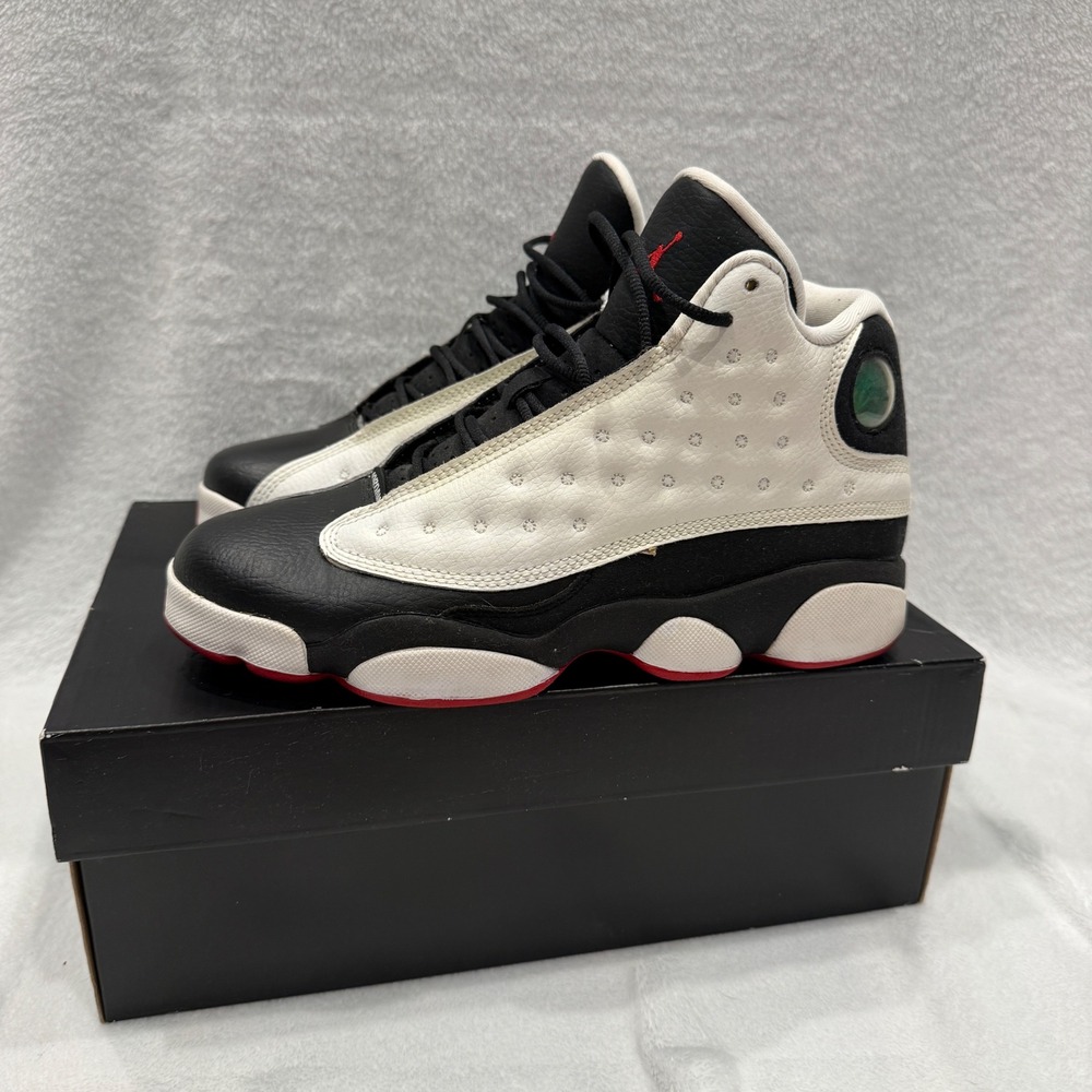 Air Jordan 13 Retro GS He Got Game Black White Red Kids Size‎ 5.5Y W/Box